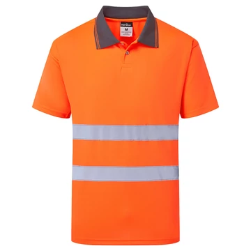 ES477ORR4XL Portwest ES1 Essential Hi-Vis galléros póló