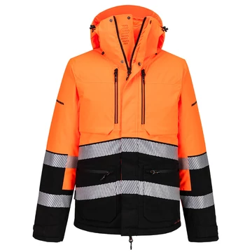 EV467OBRL Portwest EV4 Hi-Vis Winterjacke