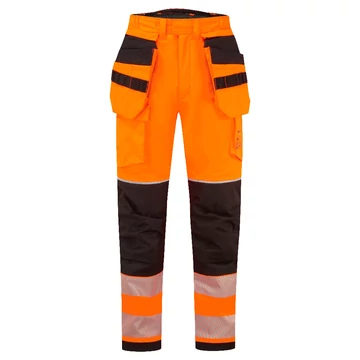 FR427OBRL PW3 FR Modaflame Rain+ Hi-Vis Winter Holster Trousers