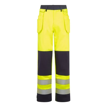 FR440YNRL Portwest Bizflame Hi-Vis Kontrast Flammschutz Bundhose mit Hängetaschen
