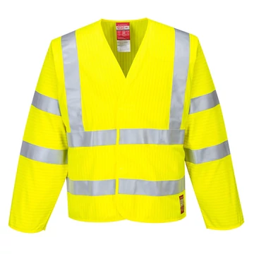 FR85YERL/XL Antistatische, flammhemmende Warnschutz-Jacke