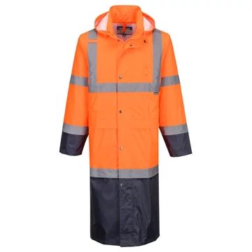 H446ONR4XL Portwest Hi-Vis Regenmantel (122 cm)