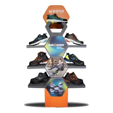 Z737NCR Base Run@Work Thekenständer für 7 Schuhe