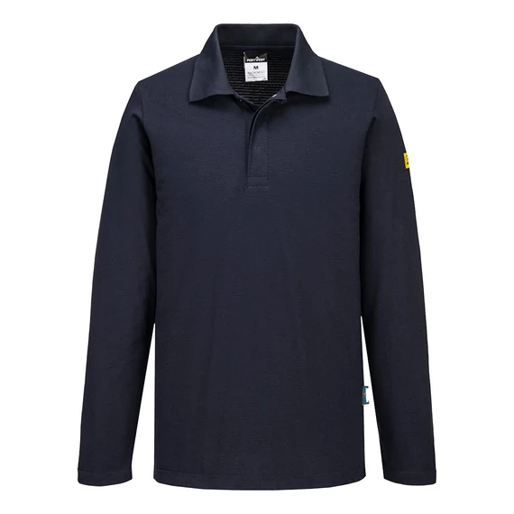 AS23NVR4XL Dieses antistatische Langarm - Poloshirt ist leicht und bequem. Der hohe Baumwollanteil macht es ide