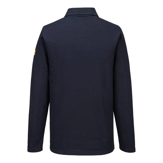AS23NVR4XL Dieses antistatische Langarm - Poloshirt ist leicht und bequem. Der hohe Baumwollanteil macht es ide