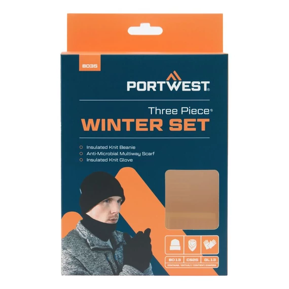 B035BKR Portwest 3-teiliges Winter-Accessoire-Set
