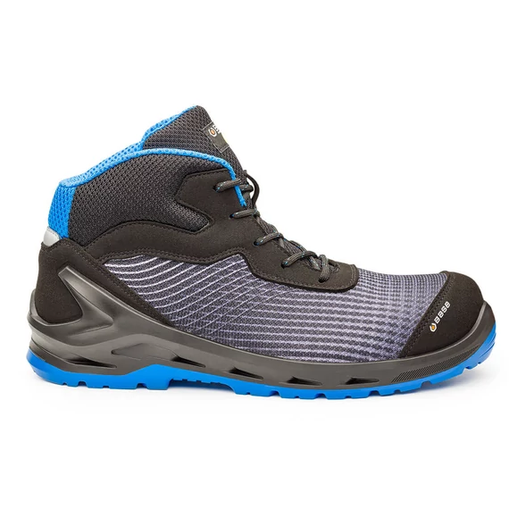 B1213BKB36 B1213 BASE I-Cyber Top Sicherheitsstiefel S1P ESD SRC – Knöchelhoher, metallfreier Arbeitsschuh mit