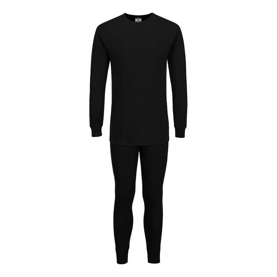 B127BKR4XL Langärmeliges Rundhals-Oberteil und Leggings als Unterwäsche-Set, die für optimale Isolierung und Wä