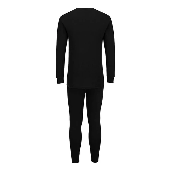 B127BKR4XL Langärmeliges Rundhals-Oberteil und Leggings als Unterwäsche-Set, die für optimale Isolierung und Wä