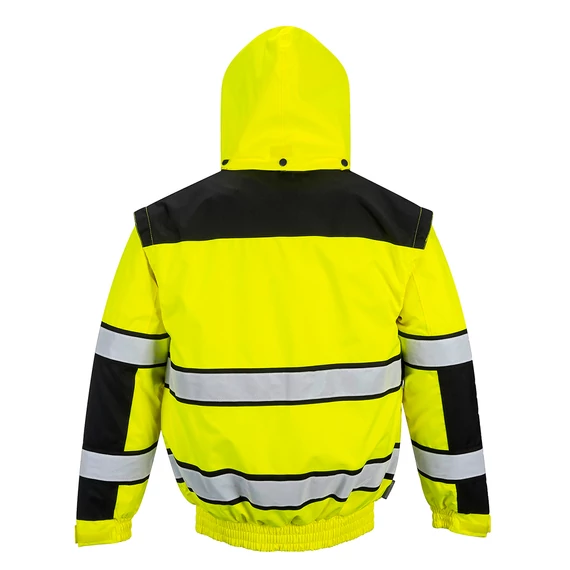 C466YBR5XL Warnschutz 3-in-1 Kontrast Winter Pilotjacke