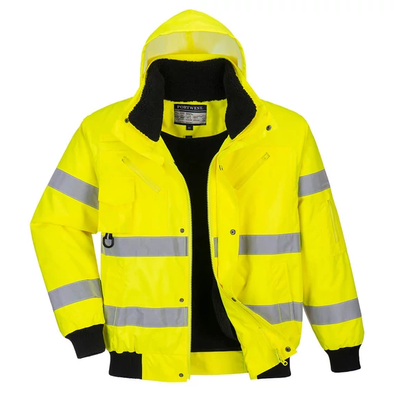C467YERL Warnschutz 3-in-1 Pilotjacke