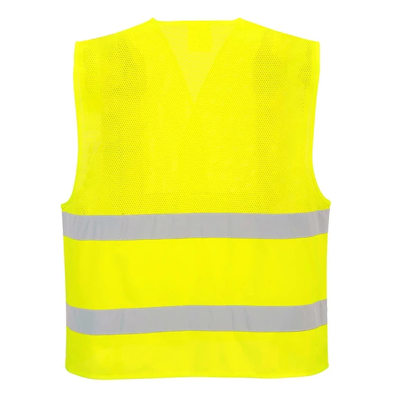 C494YER4X/5X Warnschutz MeshAir Weste 2 Reflexstreifen