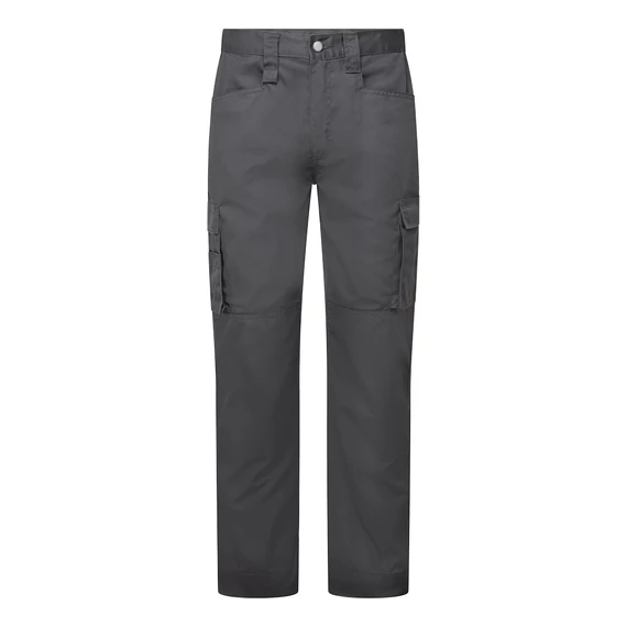 CD825MGR28 Arbeitshose aus strapazierfähigem Polyester/Baumwoll-Gewebe mit Dreifachnähten, seitlich elastischem