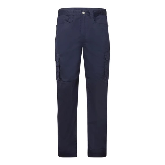 CD825NVR28 Arbeitshose aus strapazierfähigem Polyester/Baumwoll-Gewebe mit Dreifachnähten, seitlich elastischem