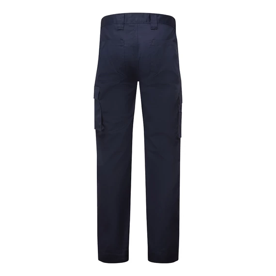 CD825NVR28 Arbeitshose aus strapazierfähigem Polyester/Baumwoll-Gewebe mit Dreifachnähten, seitlich elastischem