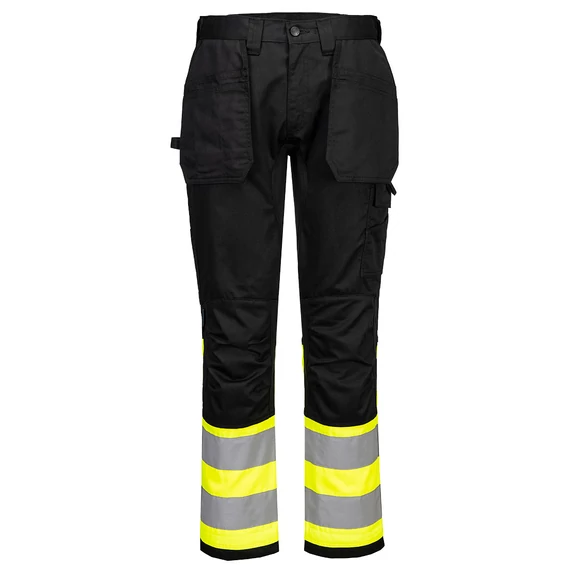 CD858YBR28 Portwest WX2 Eco Hi-Vis Klasse 1 Hose mit Swing-Pockets