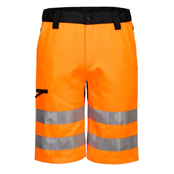 CD899OBR28 Hi-Vis Shorts aus strapazierfähigem Mischgewebe mit Texpel Stain-Resistant Beschichtung sowie Texpel
