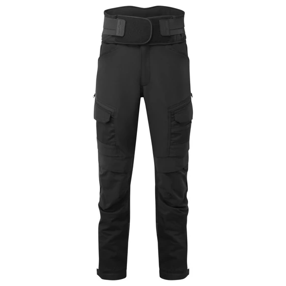 DX408BKR4XL Arbeitshose mit 4-Wege-Stretchmaterial, Belüftungsöffnungen, reflektierendem Saum, vorgeformten Knie