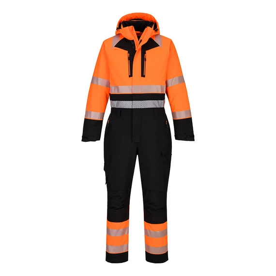 DX438OBR4XL Winter-Overall aus hochwertigem, atmungsaktivem und winddichtem Material mit mechanischen Stretcheig