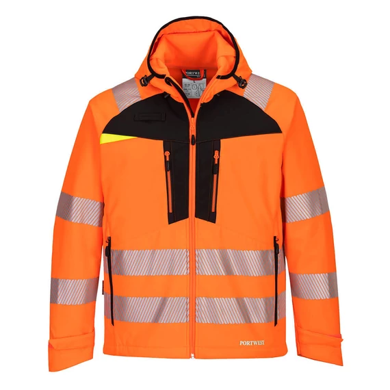 DX475OBRXS DX4 Warnschutz-Softshelljacke