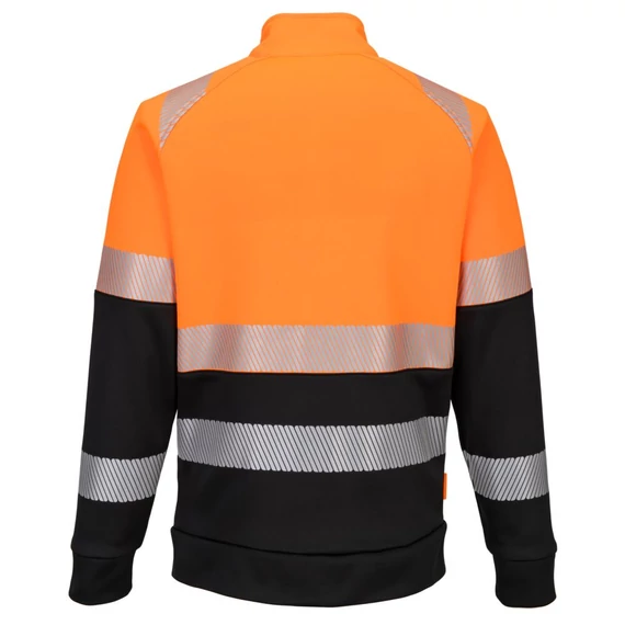 DX490OBR4XL Portwest DX4 Hi-Vis Class 1 Funnel-Neck Zip-Pullover
