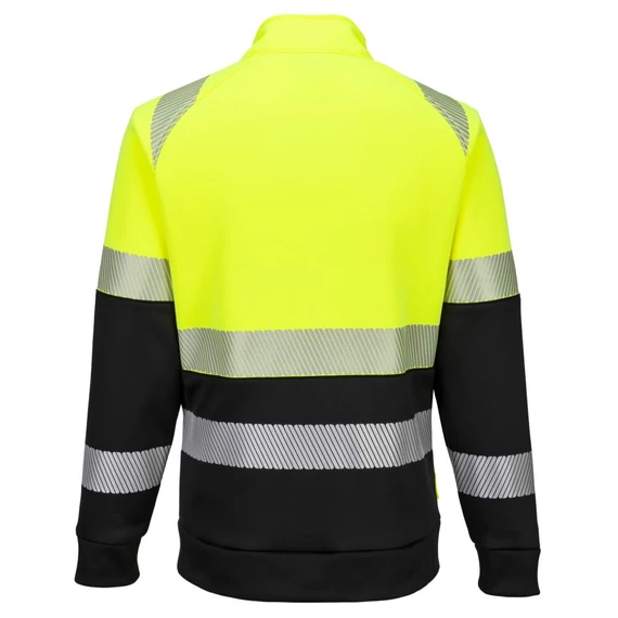 DX490YBR4XL Portwest DX4 Hi-Vis Class 1 Funnel-Neck Zip-Pullover