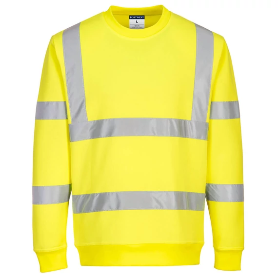 EC13YERXL Eco Warnschutz Sweatshirt