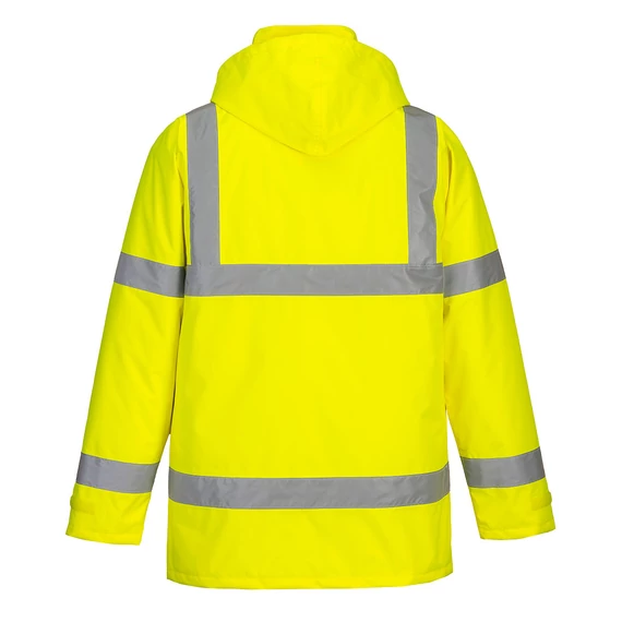 ES460YER4XL Wasserdichte Hi-Vis Jacke mit verschweißten Nähten und extrem wasserabweisender, PFAS-freier Texpel