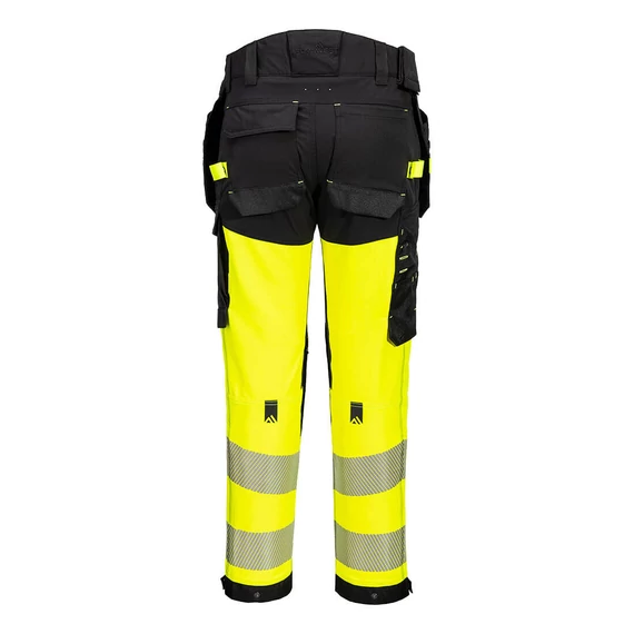 EV442YBT48 EV4 Warnschutz Stretch Bundhose Klasse 1 mit abnehmbaren Holstertaschen