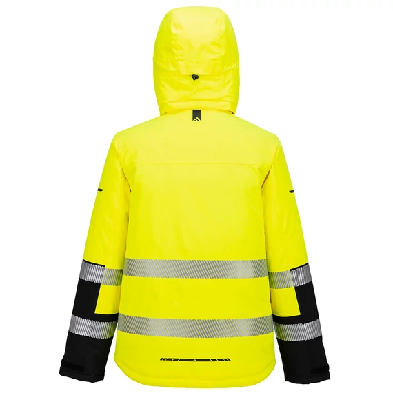 EV467YBRL Hi-Vis Winterjacke aus hochwertigem, atmungsaktivem und winddichtem Material mit mechanischen Stretc