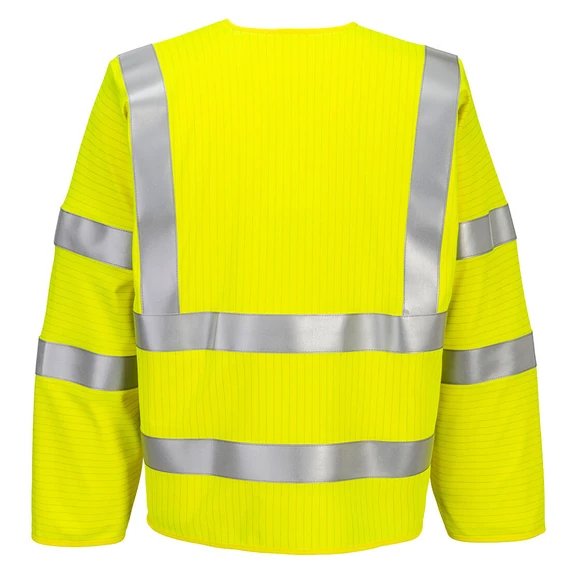 FR616YERL/XL Der FR61 ist aus dem hochinnovativen Bizflame Multi-Gewebe gefertigt. Dieser bequeme Schutzanzug bie