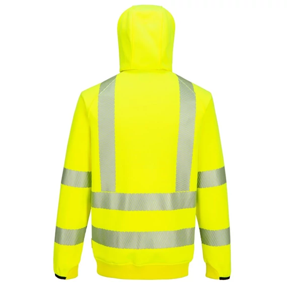 KX303YERXL Portwest KX3 Sport Hi-Vis Zip-Pullover