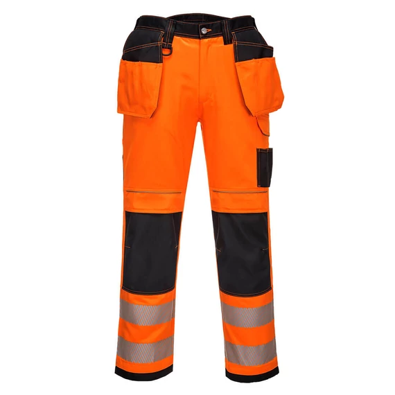 PW306OBR28 PW3 Warnschutz Stretch-Bundhose mit Holstertaschen