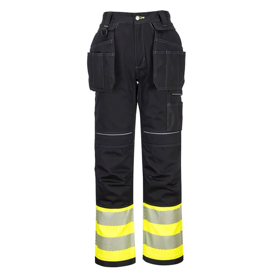 PW307YBR28 PW3 Warnschutz- Bundhose mit Holstertaschen Klasse 1