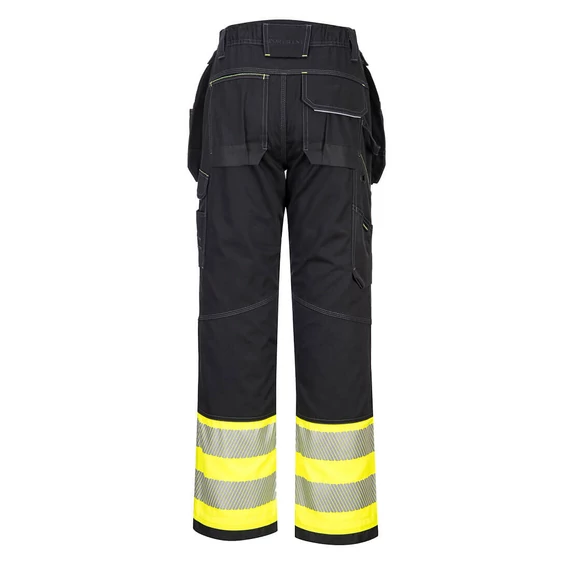 PW307YBR28 PW3 Warnschutz- Bundhose mit Holstertaschen Klasse 1
