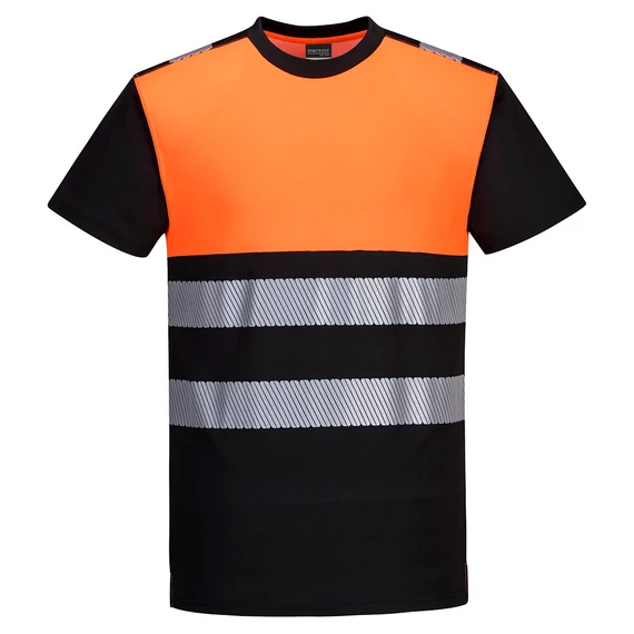 PW311BKO4XL PW311BKOXS Portwest PW3 Hi-Vis Class 1 T-Shirt
