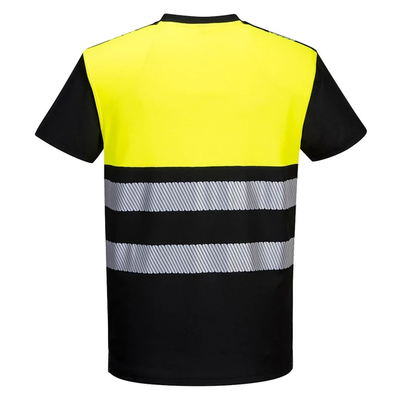 PW311BKY4XL PW311BKOXS Portwest PW3 Hi-Vis Class 1 T-Shirt