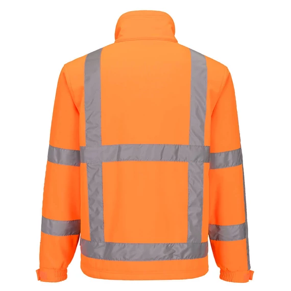 R462ORR4XL Diese Hi-Vis-Jacke überzeugt durch ein strapazierfähiges, atmungsaktives, wind- und wasserdichtes Ge