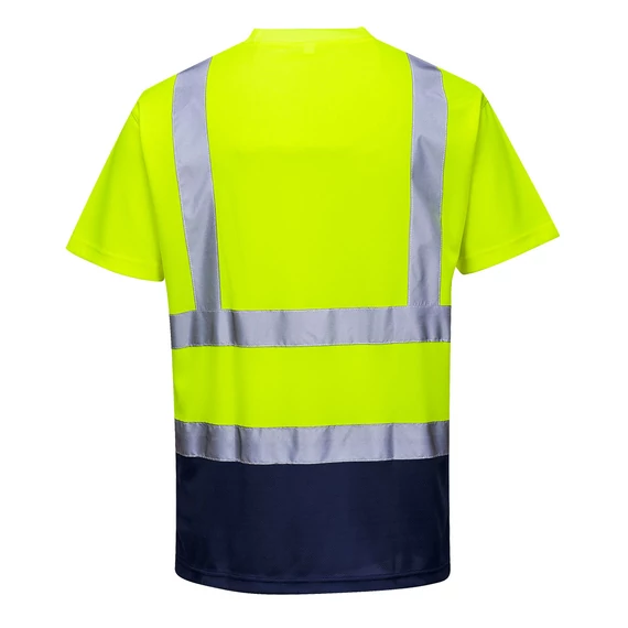 Warnschutz Kontrast T-Shirt kurzarm
