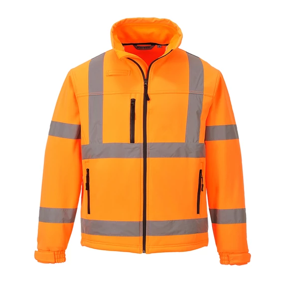 Klassische Hi-Vis Softshell-Jacke (3L)