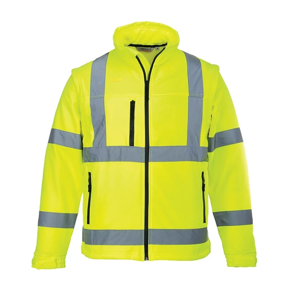S428YER4XL Warnschutz 2-in-1 Softshell-Jacke (3L)