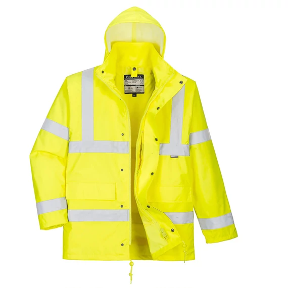 S468YER4XL Warnschutz 4-in-1 Verkehrsjacke