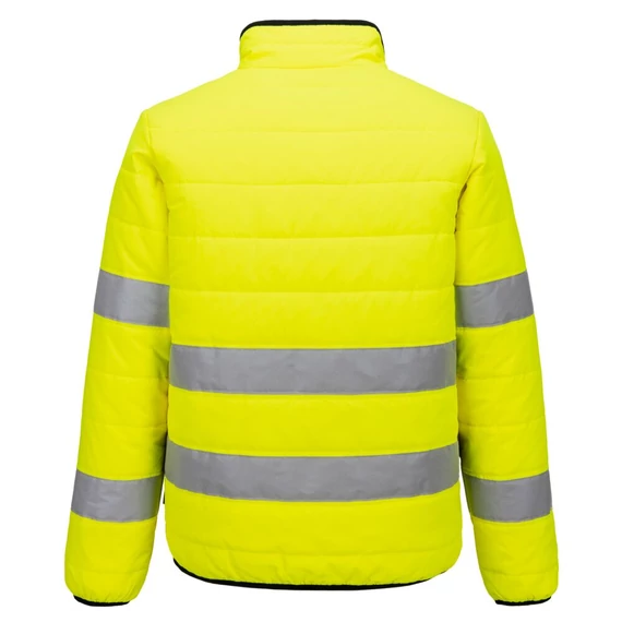 S617YBR4XL Die leichtgewichtige  Hi-Vis Steppjacke verfügt über aufgenähte Reflexstreifen für erhöhte Sichtbark