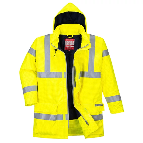 Bizflame Rain Warnschutz Multinorm Jacke antistatisch