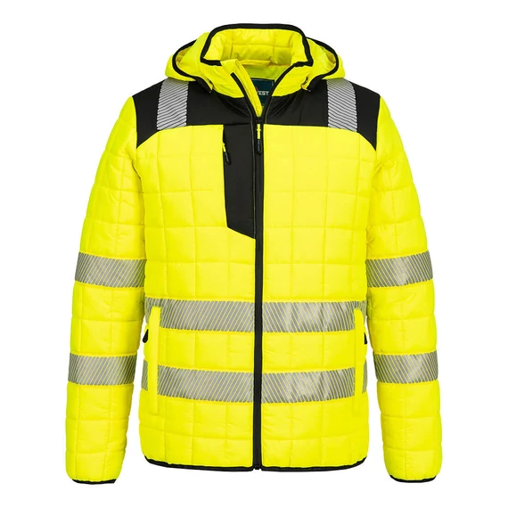 T165YBR4XL PW3 Warnschutz quadratisch gesteppte Jacke