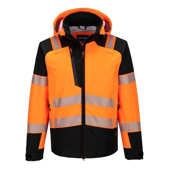 T166OBR4XL Portwest PW3 Hi-Vis Regenjacke (3L)
