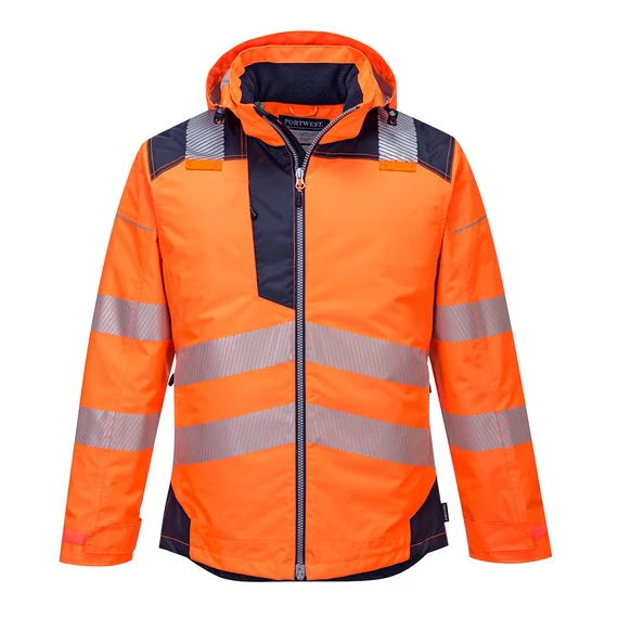 T400ONR4XL PW3 Warnschutz-Regenjacke