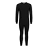 B127BKR4XL Langärmeliges Rundhals-Oberteil und Leggings als Unterwäsche-Set, die für optimale Isolierung und Wä