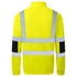 B314YER4XL Portwest Hi-Vis cipzáras kötött pulóver