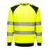 CD805YBR4XL Strickstoff mit gebürsteter Rückseite, umweltbewusstes, zertifiziertes Recyclingmaterial, gerippte B